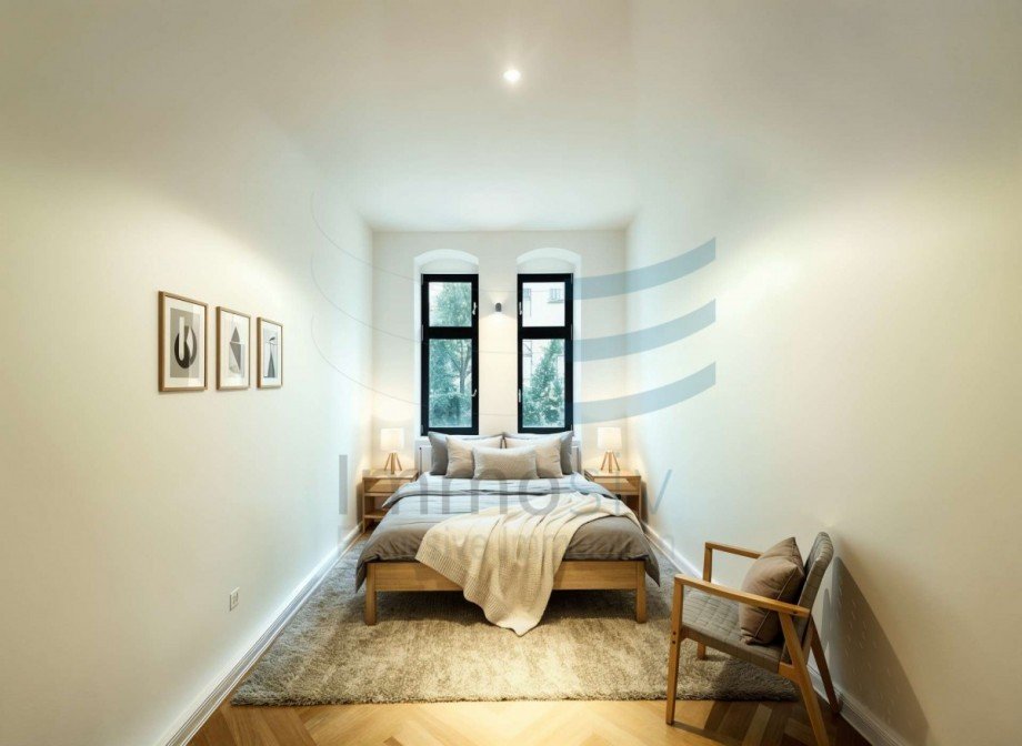 Schlafzimmer KI Etagenwohnung Berlin