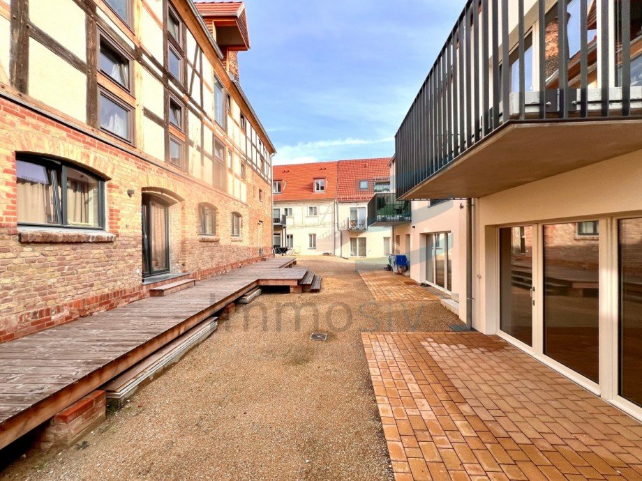 Innenhof Erdgeschosswohnung Nauen
