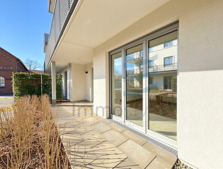 Terrasse Nauen Erdgeschosswohnung 4.05 Erdgeschosswohnung im Leuchtgaswerk