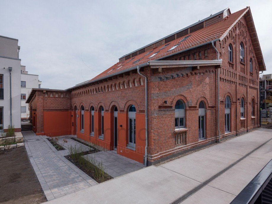 R�ckseitiges Ofenhaus Maisonettewohnung Nauen