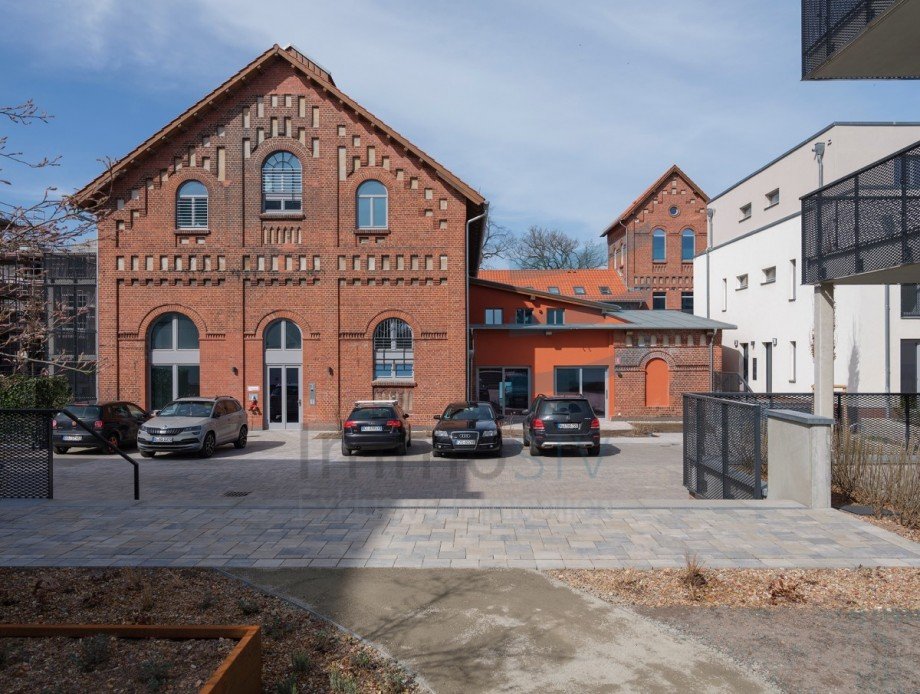 Frontalansicht Maisonettewohnung Nauen