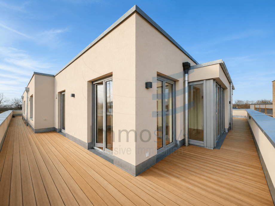 Au�enansicht Penthousewohnung Nauen