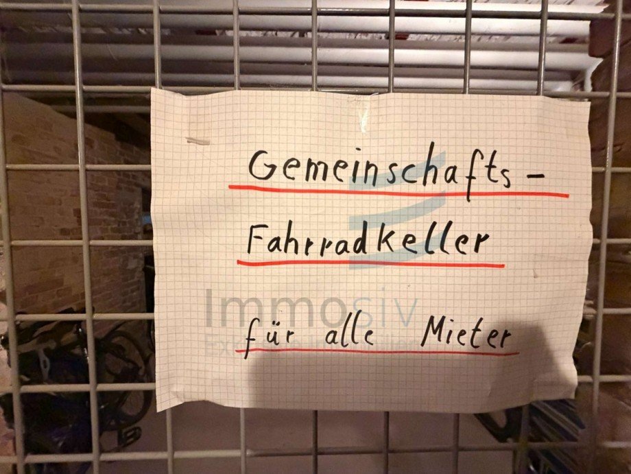 Gemeinschaftsfahrradkeller Erdgeschosswohnung Berlin
