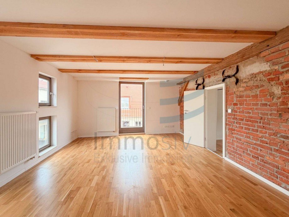 Wohnzimmer Zugang Schlafzimmer Etagenwohnung Nauen