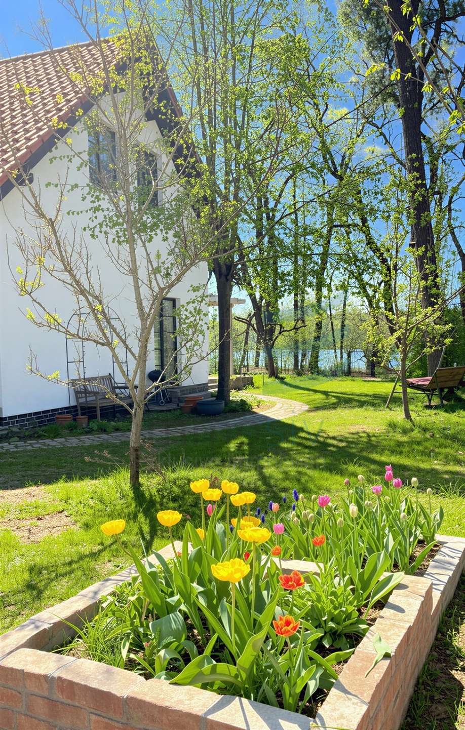 Seitenansicht rechts Einfamilienhaus Falkensee