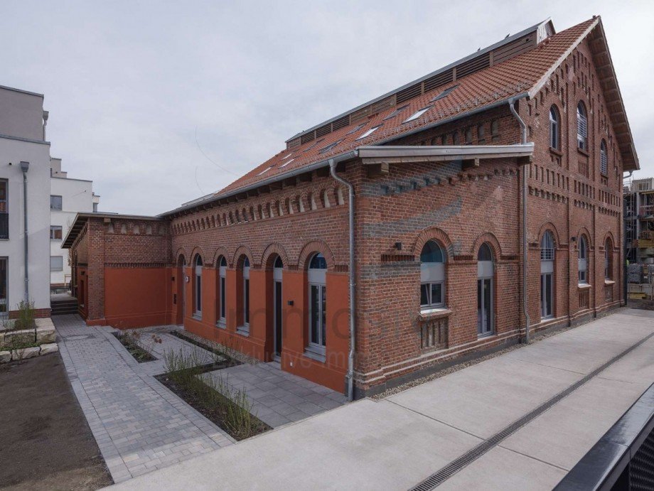 R�ckseitiges Ofenhaus Maisonettewohnung Nauen