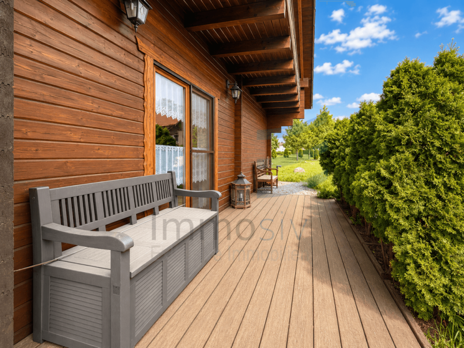 Terrasse Einfamilienhaus Pessin