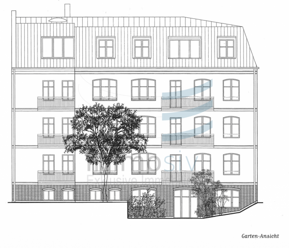 Stra�enansicht Etagenwohnung Potsdam