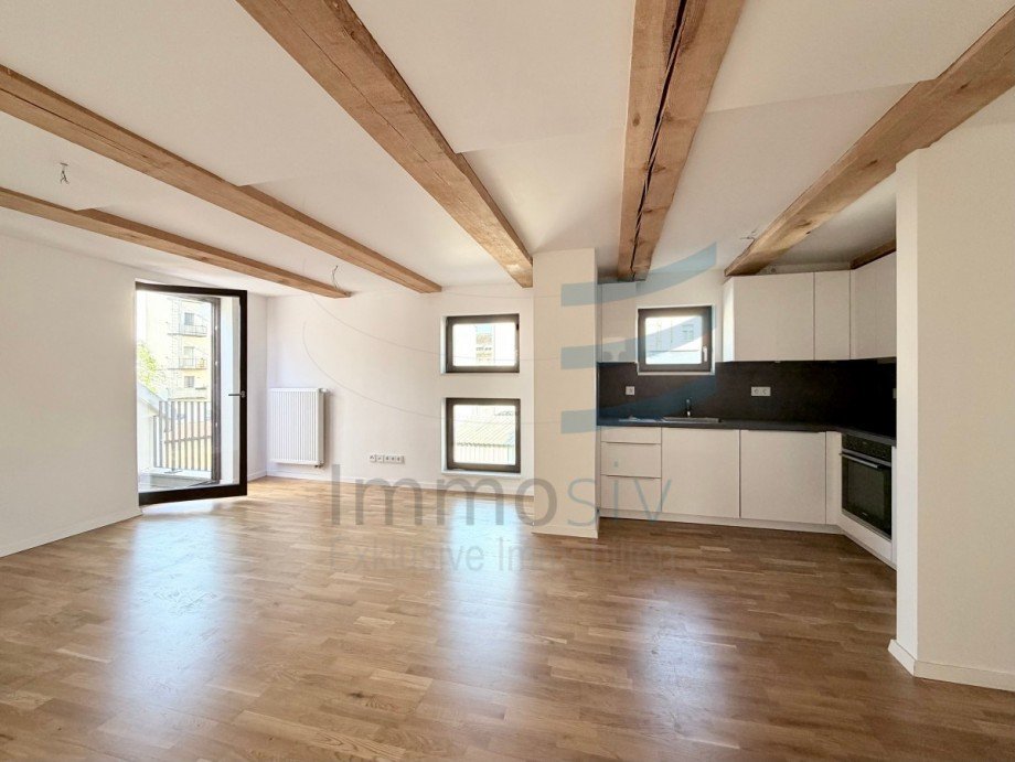 Wohnbereich Balkonzugang Etagenwohnung Nauen
