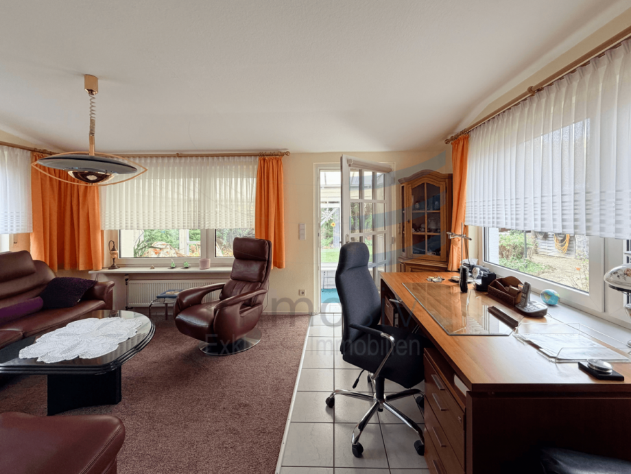 Wohnzimmer Bungalow Sch�nwalde-Glien