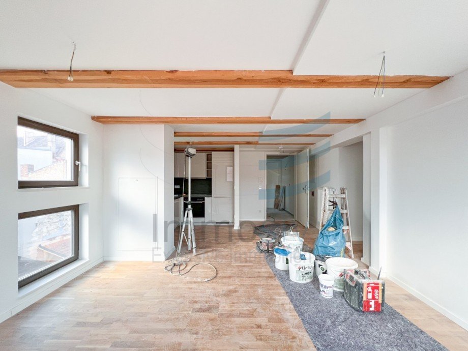 Wohnzimmer Etagenwohnung Nauen