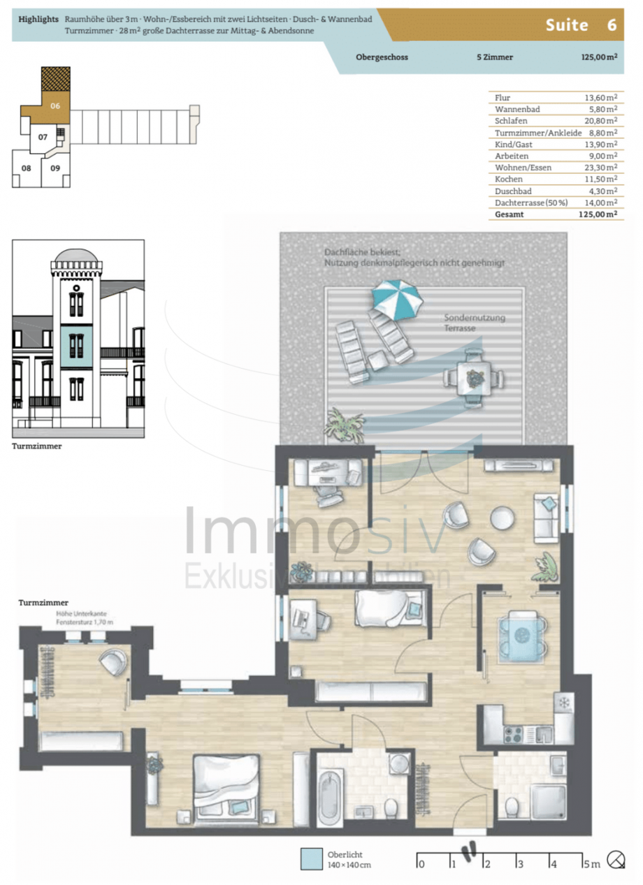 Grundriss WE6 Jute Etagenwohnung Potsdam
