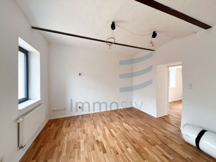 Wohnzimmer Zugang Schlafzimmer Erdgeschosswohnung Nauen