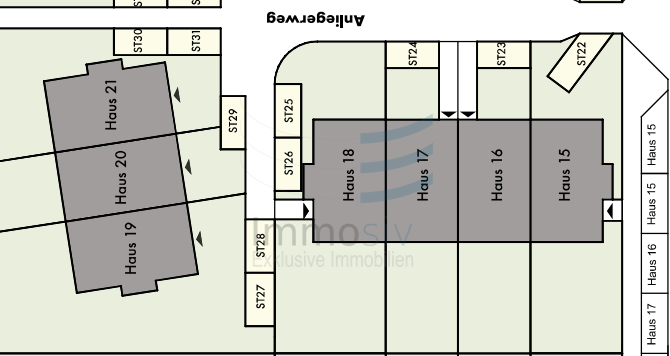 Lageausschnitt Reihenmittelhaus Dallgow-D�beritz