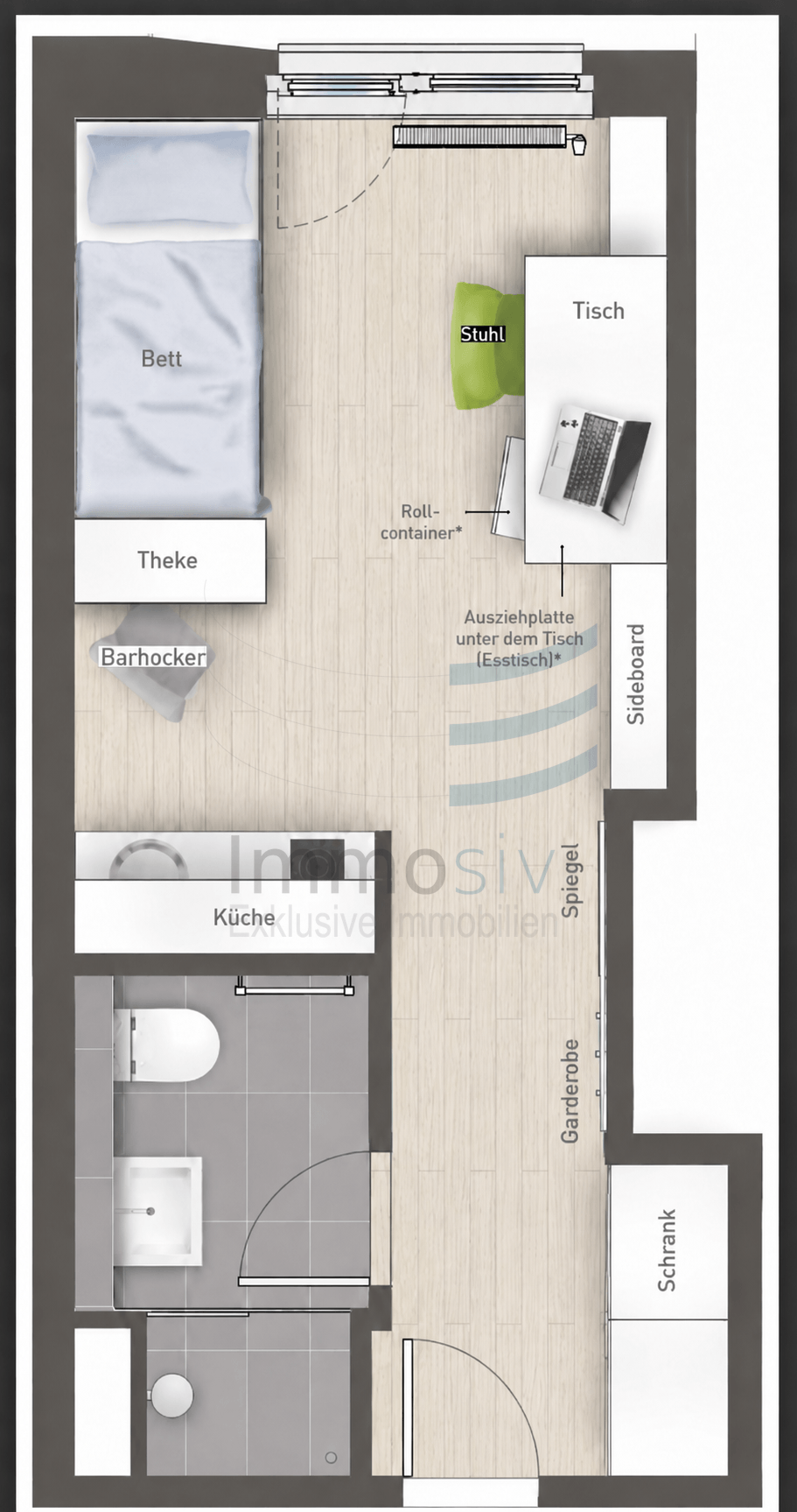 Grundriss 233 Etagenwohnung Berlin