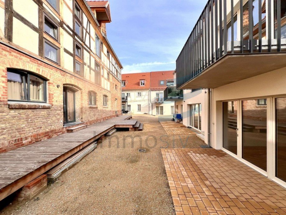 Innenhof Erdgeschosswohnung Nauen