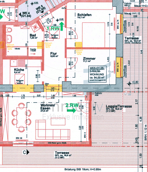 Grundriss Wohnung Potsdam