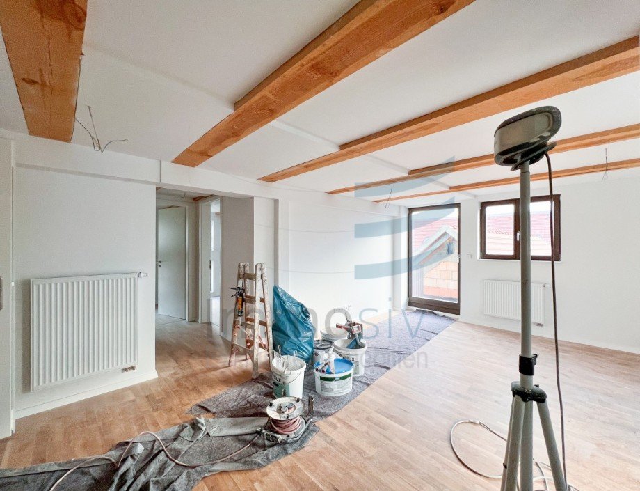 Wohnzimmer Etagenwohnung Nauen