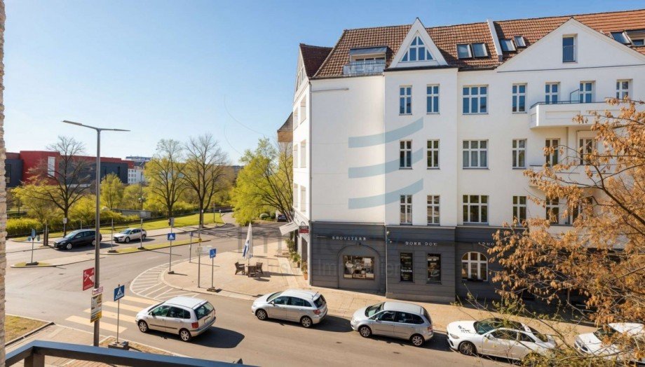 Ausblick Balkon Etagenwohnung Berlin