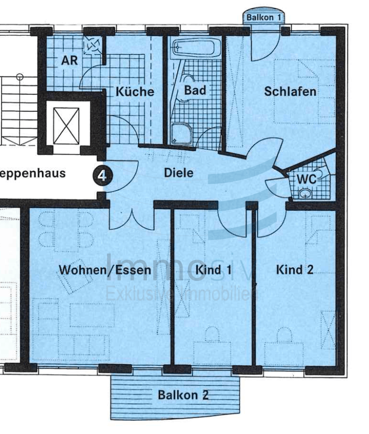 Grundriss Etagenwohnung Potsdam