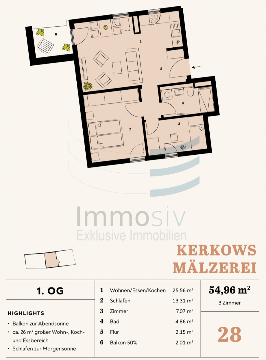 28-M-OG Etagenwohnung Nauen