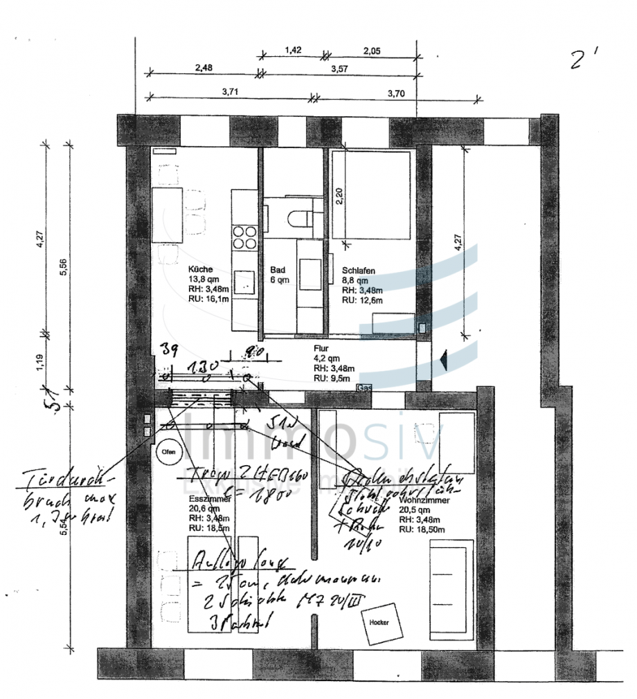 Grundriss Erdgeschosswohnung Berlin