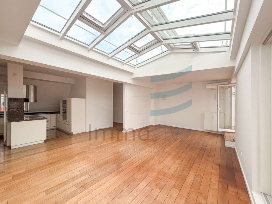 Wohnzimmer Dachgeschosswohnung Berlin