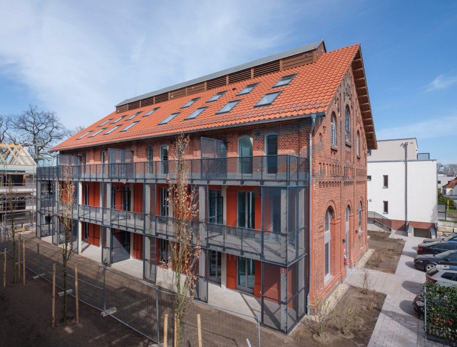 Seitenansicht Maisonettewohnung Nauen