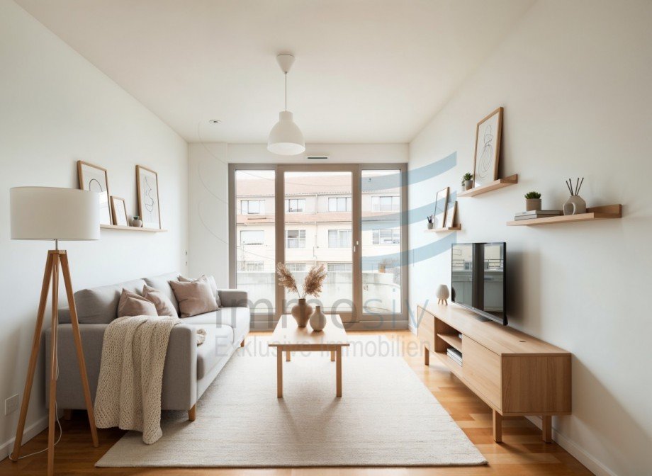 Wohnzimmer - (KI) Dachgeschosswohnung Wustermark