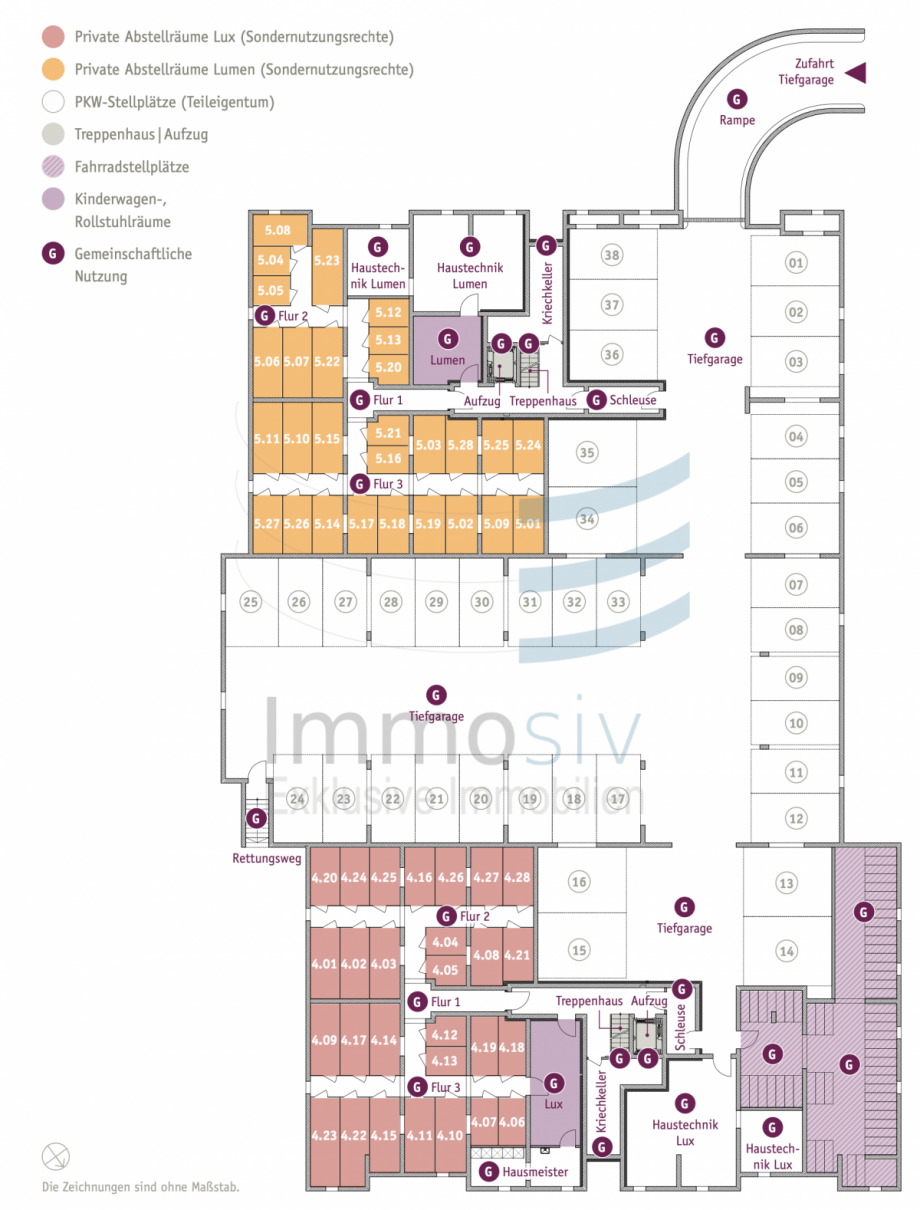Kellerabteile & TG_stellpl�tze Lumen & Lux Erdgeschosswohnung Nauen