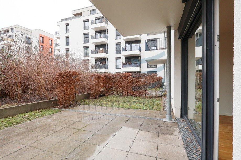 Terrasse und Gartenanteil Erdgeschosswohnung Berlin