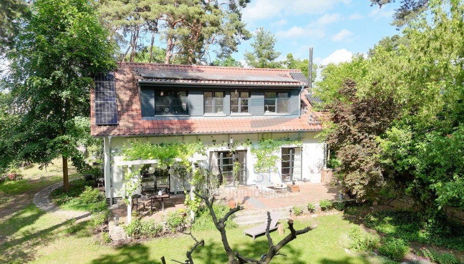 Au�enansicht Gartenseite Einfamilienhaus Falkensee