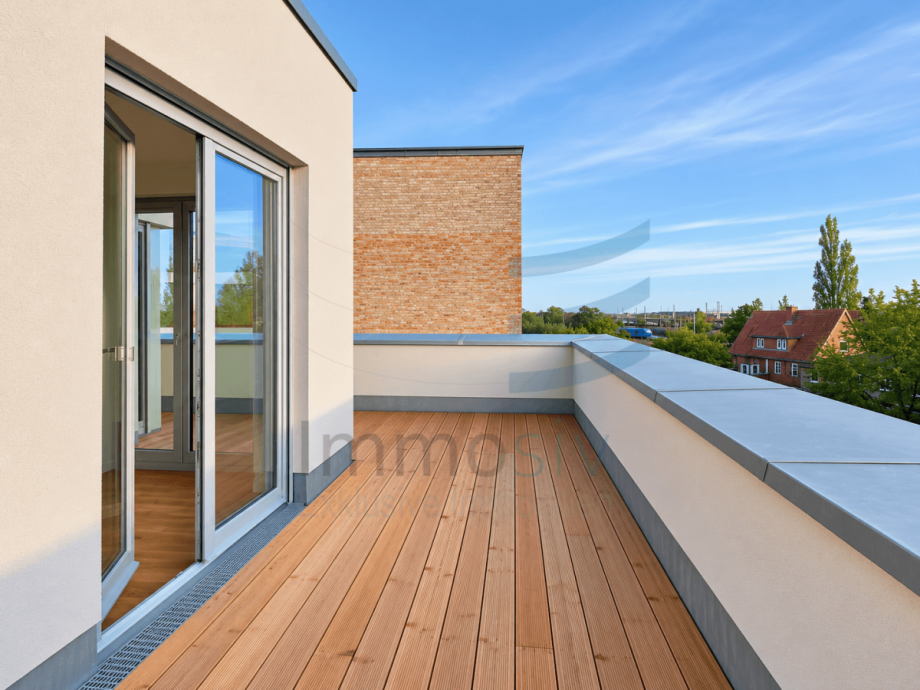 Terrasse Penthousewohnung Nauen