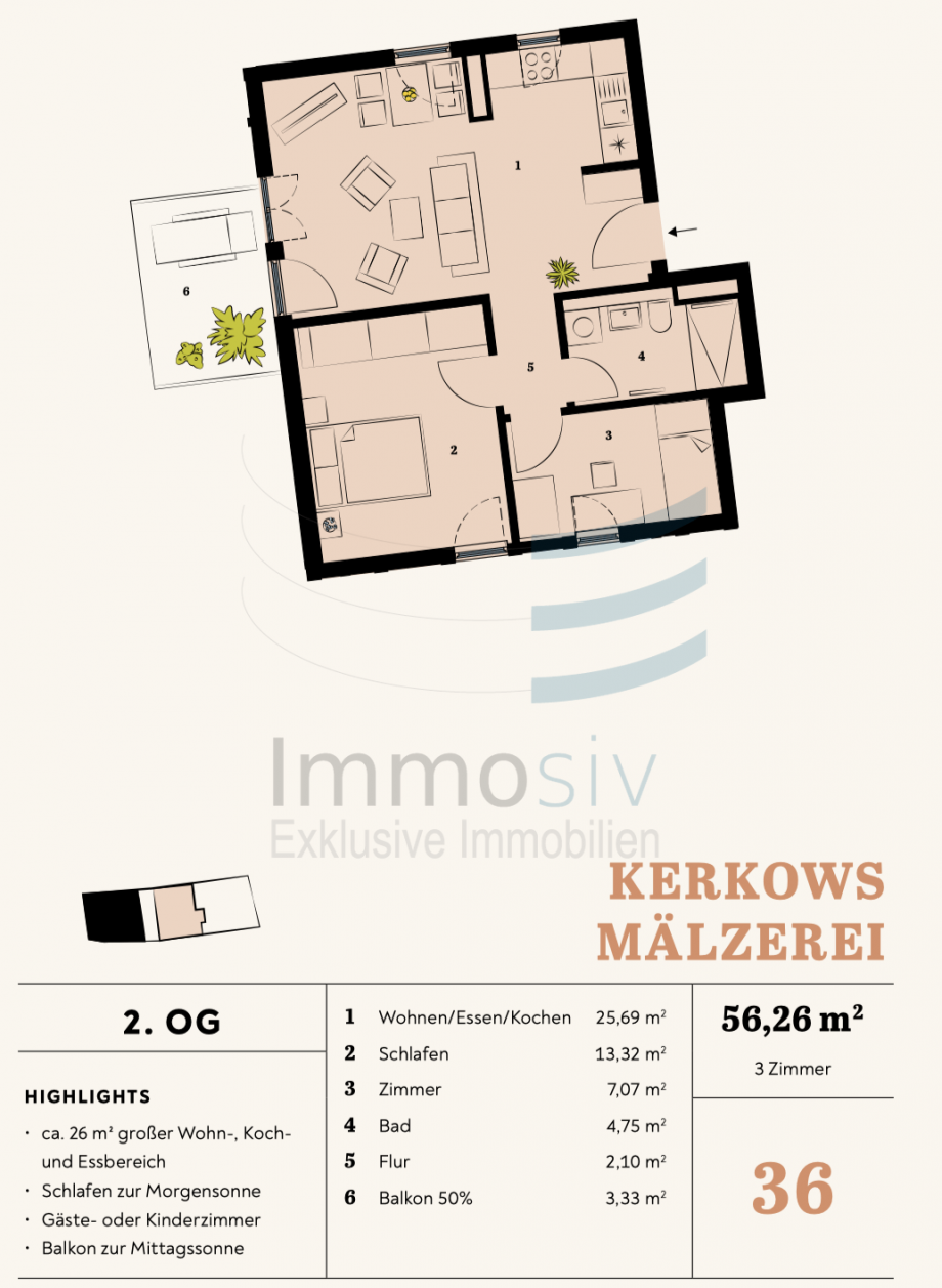 36-M-2 Etagenwohnung Nauen