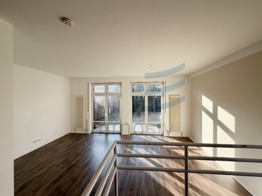 Wohnzimmer Blick Garten Reihenendhaus Dallgow-D�beritz