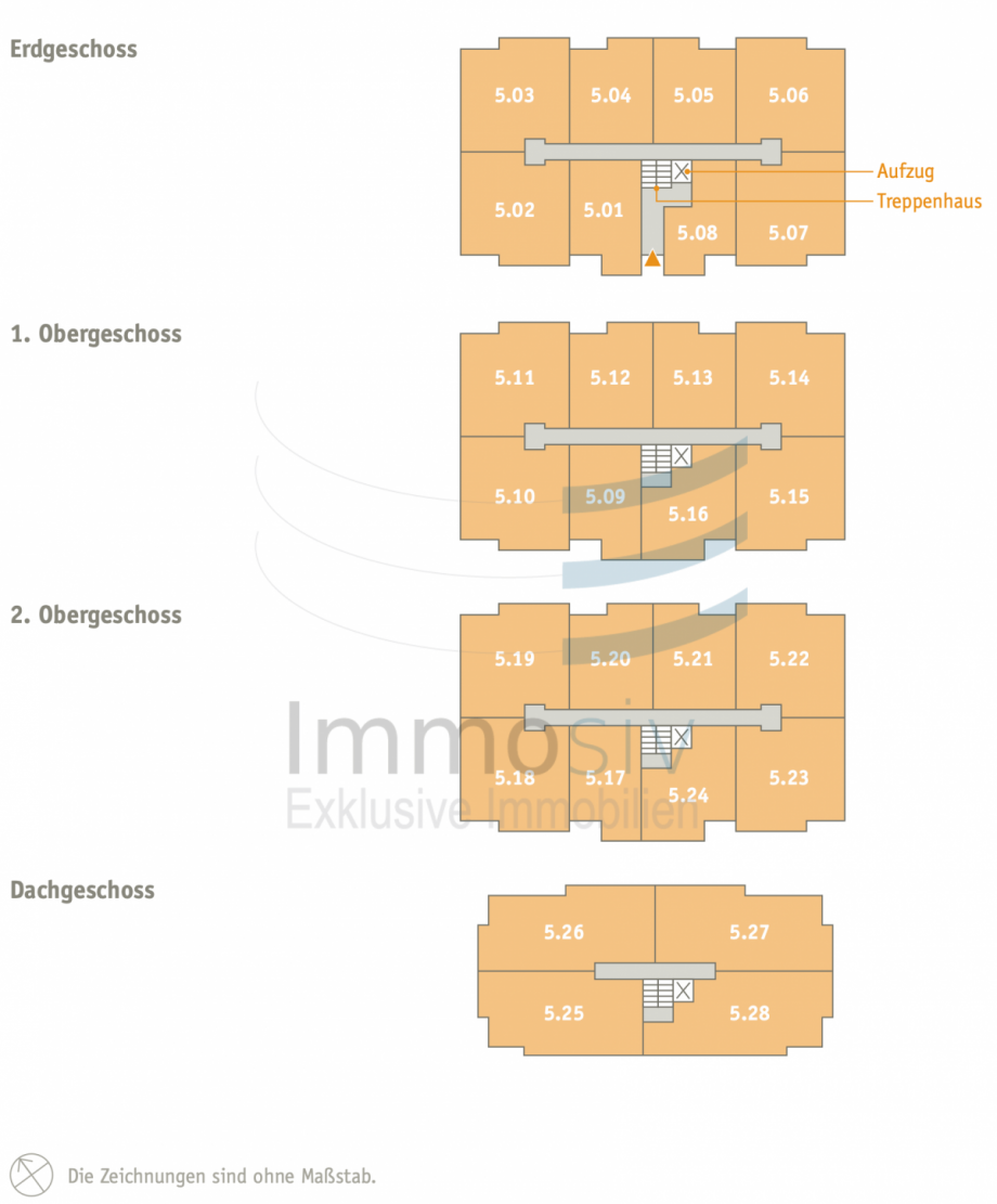 Wohnungsplan Lumen Etagenwohnung Nauen