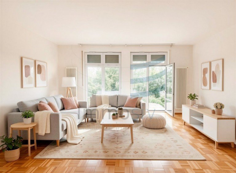 Wohnzimmer - (KI generiert) Dallgow-D�beritz Reihenendhaus Renovertes Reihenendhaus in Dallgow - bezugsfertig