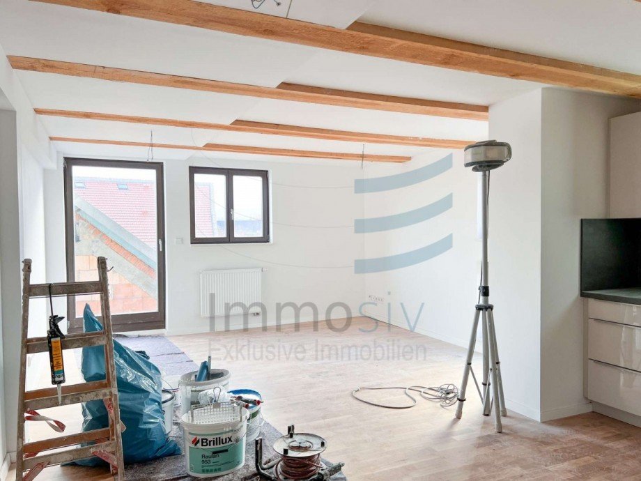 Wohnzimmer Etagenwohnung Nauen