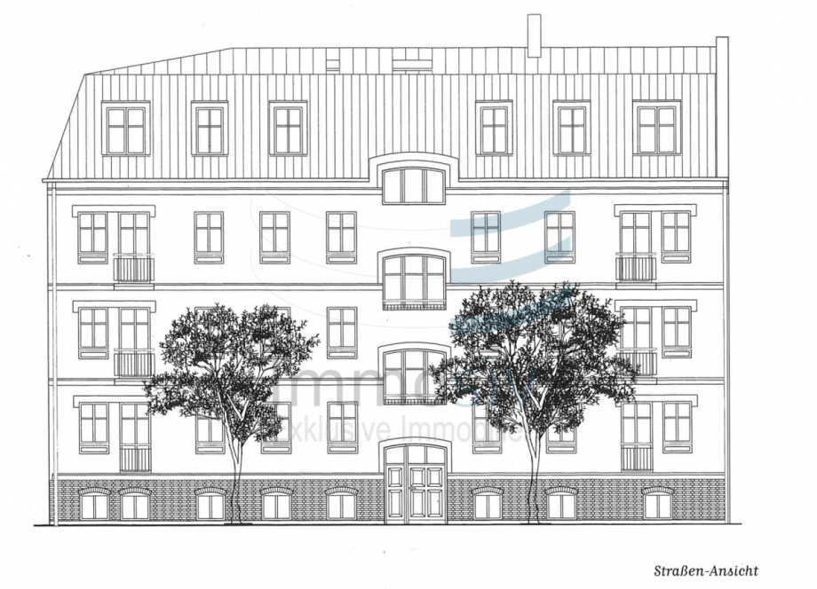 Gartenansicht Etagenwohnung Potsdam