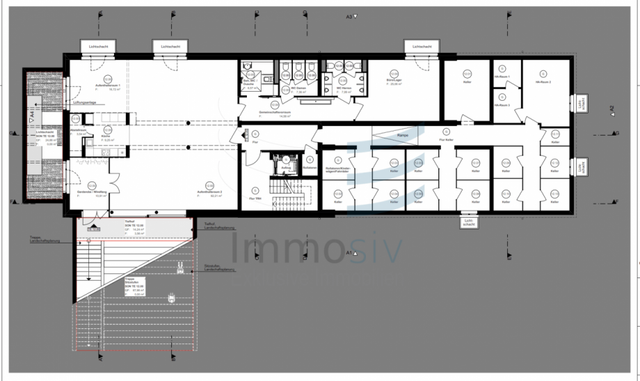 �bersichtsplan Keller Dachgeschosswohnung Wustermark